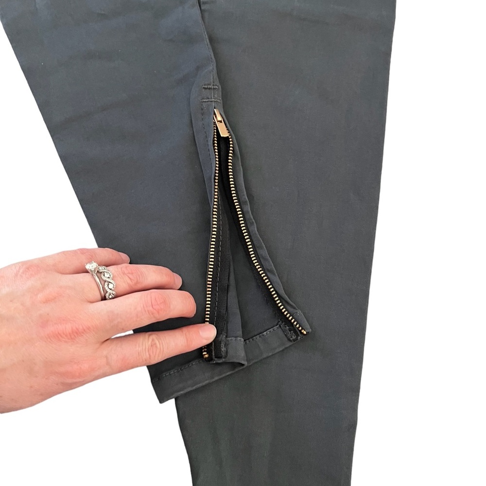 Joe's Women’s Jeans Legging Ankle Zipper Stretch Skinny Jeans Grey Jeggings Sz S - Picture 7 of 11